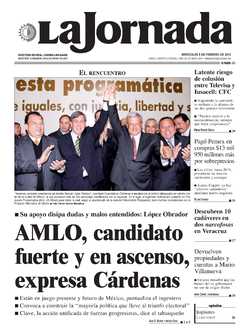 Portada de 2012/02/08. Seleccione para ir a esta edición.