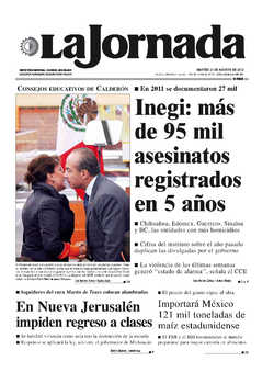 Portada de 2012/08/21. Seleccione para ir a esta edición.