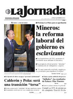 Portada de 2012/09/06. Seleccione para ir a esta edición.