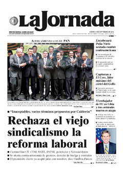 Portada de 2012/09/13. Seleccione para ir a esta edición.