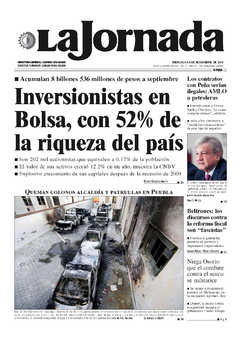 Portada de 2013/11/06. Seleccione para ir a esta edición.