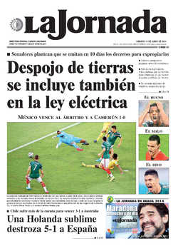 Portada de 2014/06/14. Seleccione para ir a esta edición.